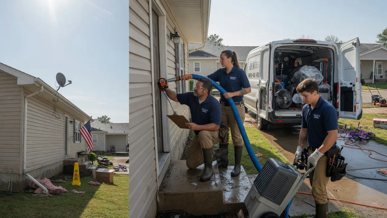 Ceiling Water Damage Restoration in Stroud, OK near me